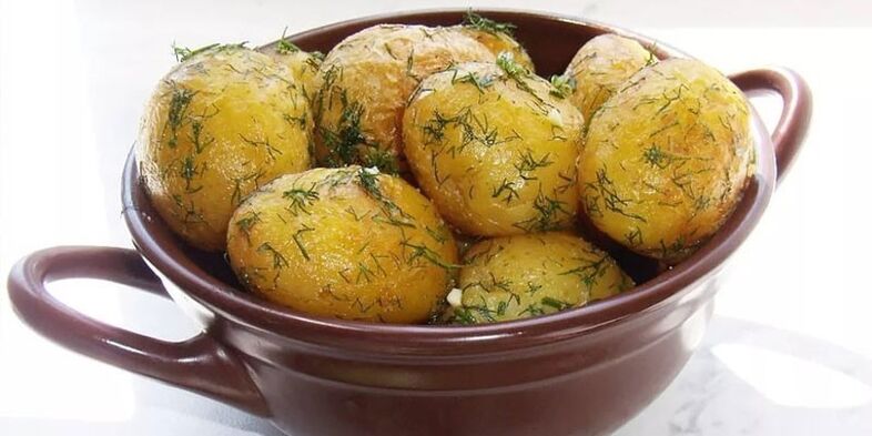 البطاطس المخبوزة بالأعشاب لفقدان الوزن